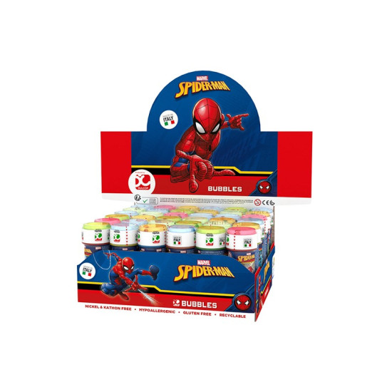 Bańki mydlane 60 ml Spiderman display 36 szt.
