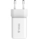Ładowarka sieciowa USB C 2x18W 3A Power delivery 3.0 QC3.0 Biała