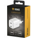 Ładowarka sieciowa USB C 2x18W 3A Power delivery 3.0 QC3.0 Biała