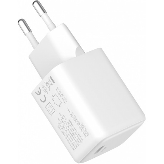 Ładowarka sieciowa USB C 45W 3A Power delivery 3.0 QC3.0 Biała