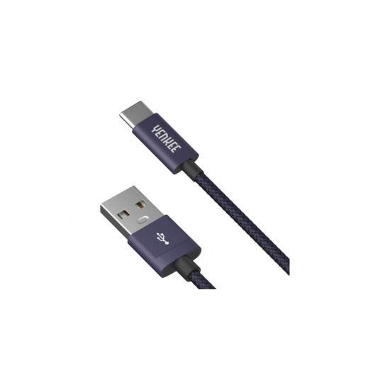 Kabel USB A 2.0 / USB C transfer danych 480Mb/s /3A 