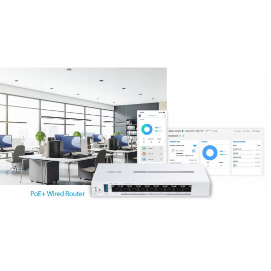 Router VPN EBG19  PoE+ 9-port