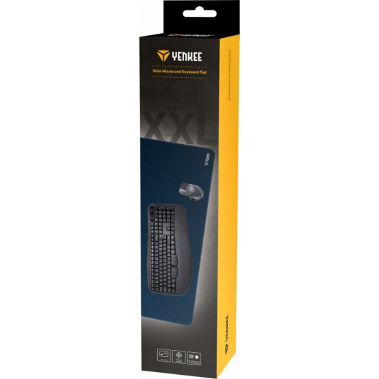 Podkładka pod klawiaturę i mysz XXL Niebieska