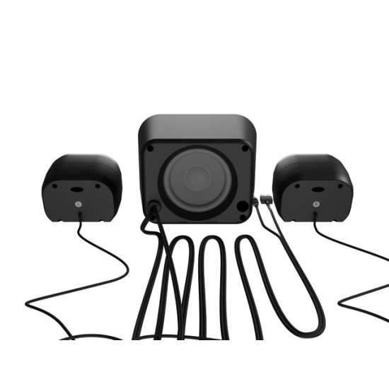 Głośniki PUG 11W RMS 2.1 Czarne 