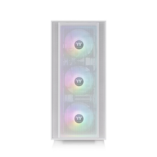 Obudowa - H570 Tempered Glass 3x12cm ARGB Snow 