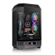 Obudowa - The Tower 300 Tempered Glass x 3, CT140 Fan  x 2 Czarna