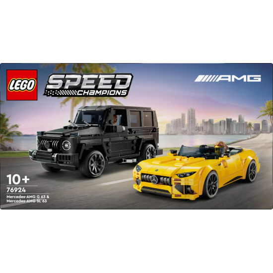 Klocki Speed Champions 76924 Mercedes-AMG G 63 i Mercedes-AMG SL 63