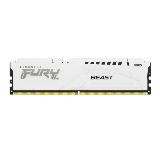Pamięć DDR5 Fury Beast 32GB(2*16GB)/6000 CL30 EXPO biała