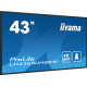 Monitor 43 cale LH4365UHSB-B1 24/7, IPS, ANDROID 11, 4K, 800cd