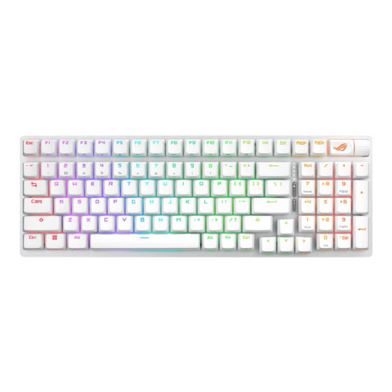 Klawiatura ROG Strix Scope II 96 Wireless Biała NX/PBT 