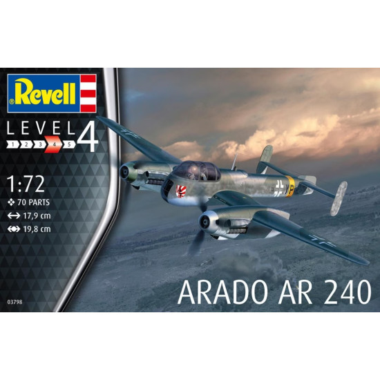 Model plastikowy Arado AR-240 1/72