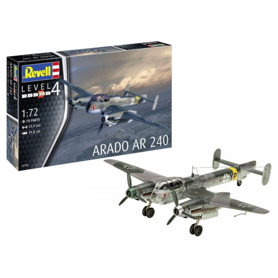 Model plastikowy Arado AR-240 1/72