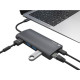 Multiport Adapter Fowler 2 V2 USB-C->HUB USB 3.0 3X, HDMI4K 