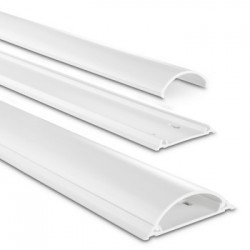 Maskownica do kabli samoprzylepna 180c Biała