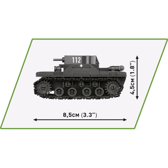 Klocki Renault R35 - Valentine IX - Panzer I