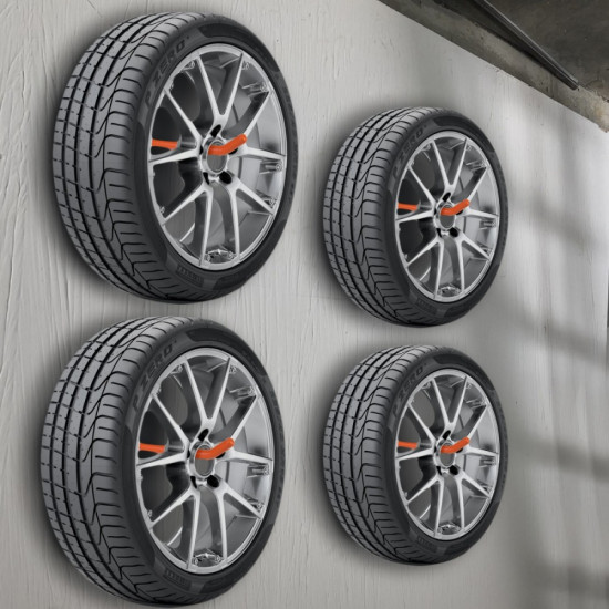 Komplet 4 uchwytów ściennych 60kg MC-437 