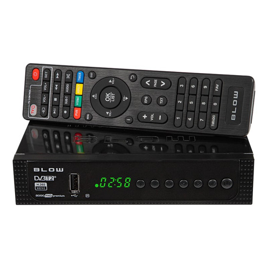 Dekoder tuner DVB-T2 8000FHD Premium