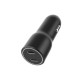 Ładowarka samochodowa 2xUSB-C PD 40W czarna 