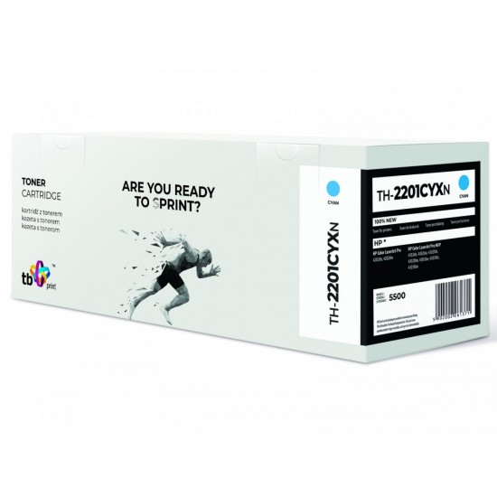 Toner do HP Color LaserJet Pro 4202 W2201X TH-2201CYXN 100% nowy cyan