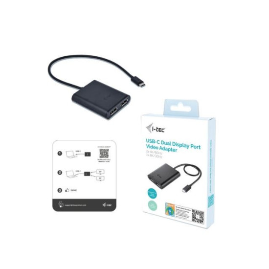 Stacja dokująca USB-C Dual 4K/60Hz (single 8K/30Hz) DP Video Adapter 