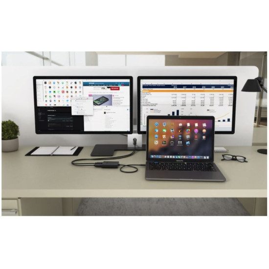 Stacja dokująca USB-C Dual 4K/60Hz (single 8K/30Hz) DP Video Adapter 