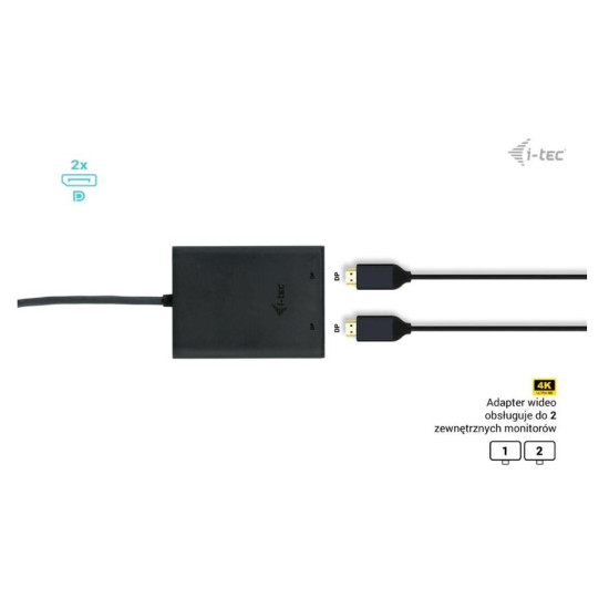 Stacja dokująca USB-C Dual 4K/60Hz (single 8K/30Hz) DP Video Adapter 