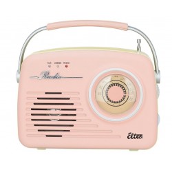 Radio LUIZA RETRO SP-11 MP3 USB SD Różowe