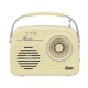 Radio LUIZA RETRO SP-11 MP3 USB SD Waniliowe