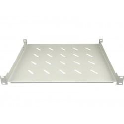 Półka stała 19 cali 1U głębokość 350mm Szary