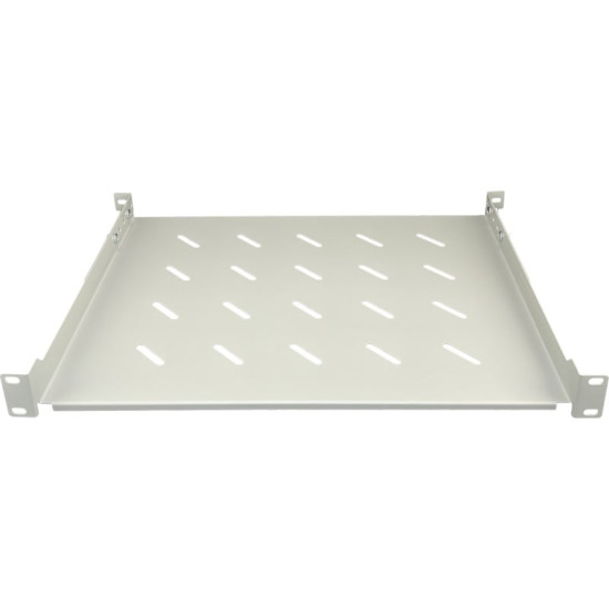 Półka stała 19 cali 1U głębokość 350mm Szary