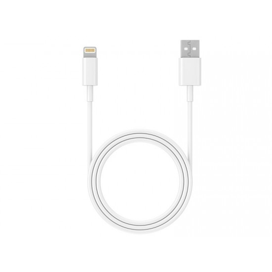 Kabel USB 2.0 iPhone AM-lightning 1m biały
