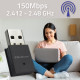 Bezprzewodowy mini adapter Wi-Fi | BT 4.0 USB | standard N 