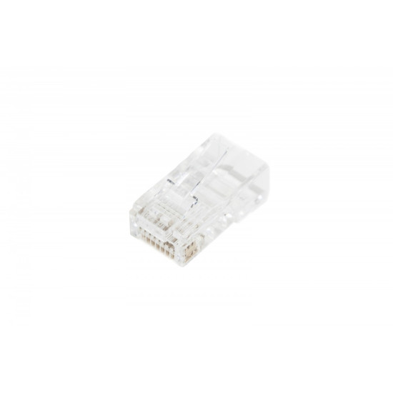 Wtyk RJ45 (8P8C) przelotowy, kat.5e, nieekranowany, AWG 26-24, opakowanie 100 szt. 