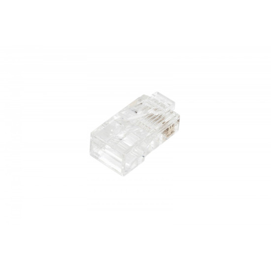 Wtyk RJ45 (8P8C) przelotowy, kat.5e, nieekranowany, AWG 26-24, opakowanie 100 szt. 