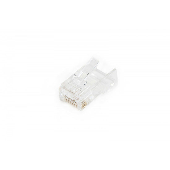 Wtyk RJ45 (8P8C) przelotowy, kat.6, nieekranowany, AWG 26-24, opakowanie 100 szt. 
