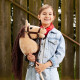 Koń na kiju Hobby Horse HOPPIHORSE A3 beżowy