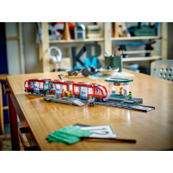 Klocki City 60423 Tramwaj miejski ze stacją