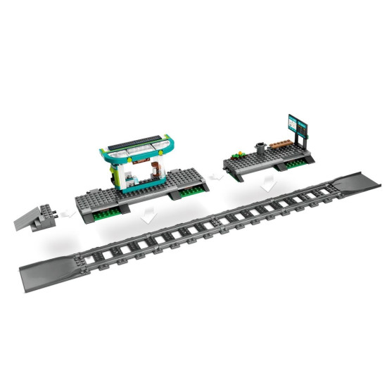 Klocki City 60423 Tramwaj miejski ze stacją