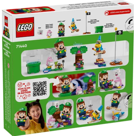 Klocki Super Mario 71440 Przygody z interaktywną figurką LEGO Luigi