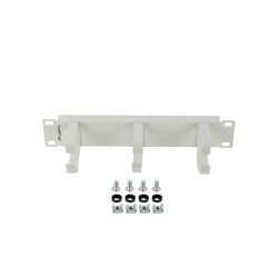 Organizer kabli 10 cali z 3 metalowymi uchwytami TYP B szary