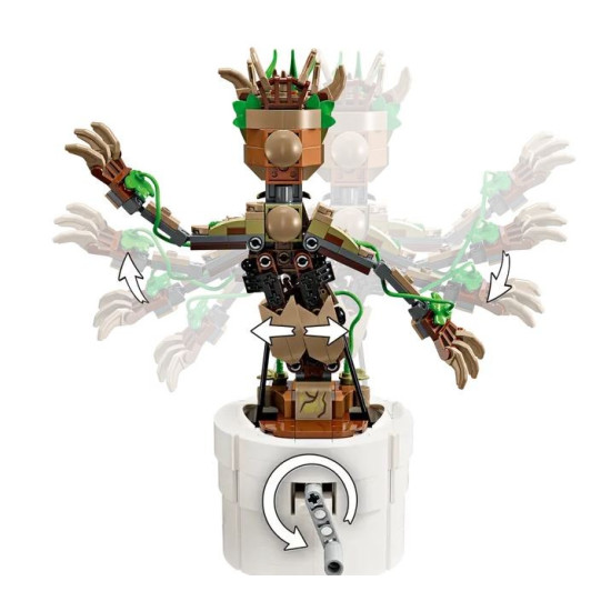 Klocki Marvel Super Heroes 76297 Tańczący Groot