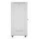 Szafa stojąca rack 19' 42U 800x1000 szara drzwi szkalne flat pack 