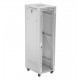 Szafa stojąca rack 19' 42U 600x800 szara drzwi szklane flack pack 