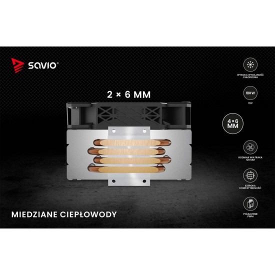 Chłodzenie procesora CPU Vortex X2 ARGB