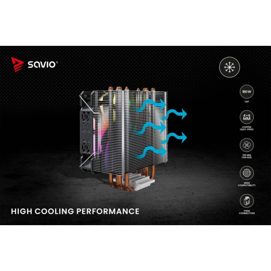 Chłodzenie procesora CPU Vortex X2 ARGB