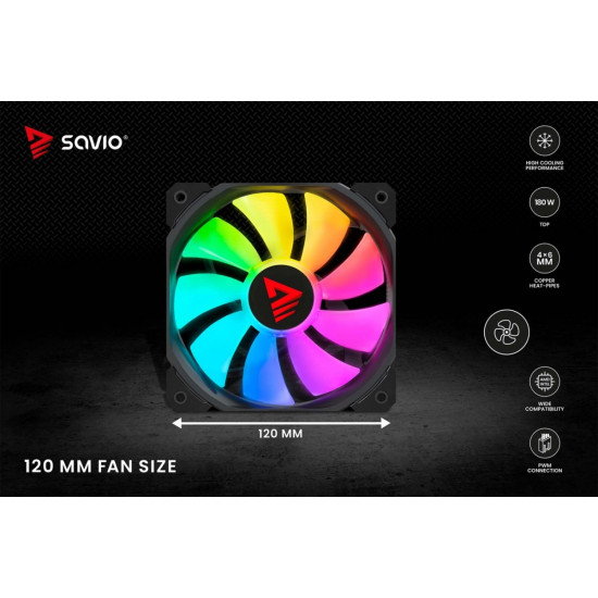 Chłodzenie procesora CPU Vortex X2 ARGB