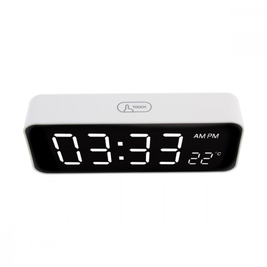 Zegar z alarmem i funkcją termometru GB397 