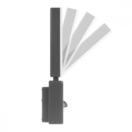 Lampa LED z czujnikiem ruchu MCE516GR 10W IP65 