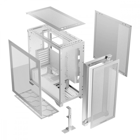 Obudowa komputerowa Volcano Expanse T bez wentylatorów Biała 