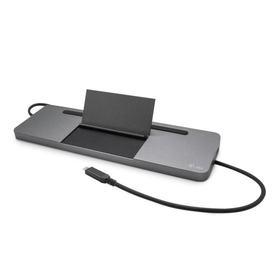 Stacja dokująca USB-C Metal Ergonomic 4K 3x Display Docking Station Power Delivery 85 W + i-tec Universal Charger 100 W 